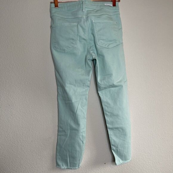 Anthropologie pilcro mint colored script jeans - Picture 6 of 10